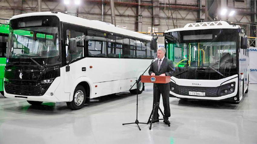 На «Симбирском автобусном заводе» в Ульяновске запускается серийное производство нового низкопольного мидибуса СИМАЗ-4282