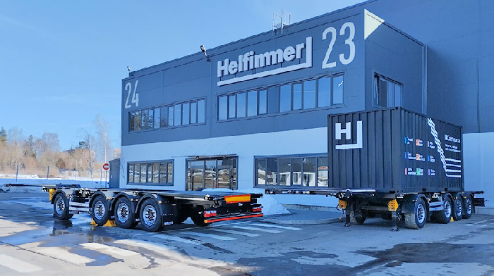 Компания «Полуприцепы Хелфиммер» успешно развивает локализацию полуприцепов-контейнеровозов серии Container под  брендом Helfimmer