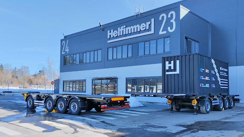 Компания «Полуприцепы Хелфиммер» успешно развивает локализацию полуприцепов-контейнеровозов серии Container под  брендом Helfimmer