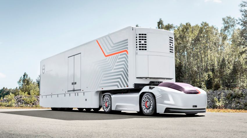 Volvo Trucks представило беспилотный тягач без кабины