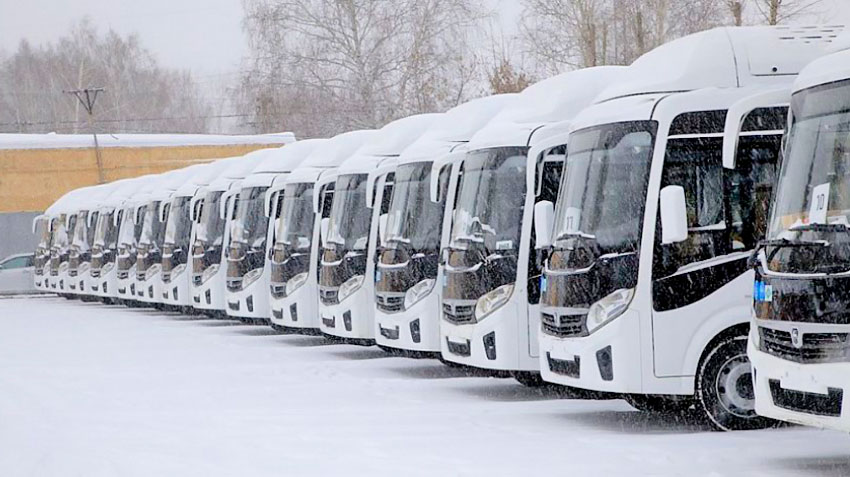 Российские продажи новых автобусов в феврале выросли почти вдвое