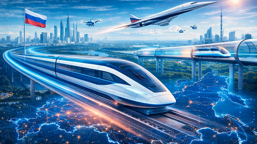 До 2035 года в России будет создана высокотехнологичная транспортная система мирового уровня