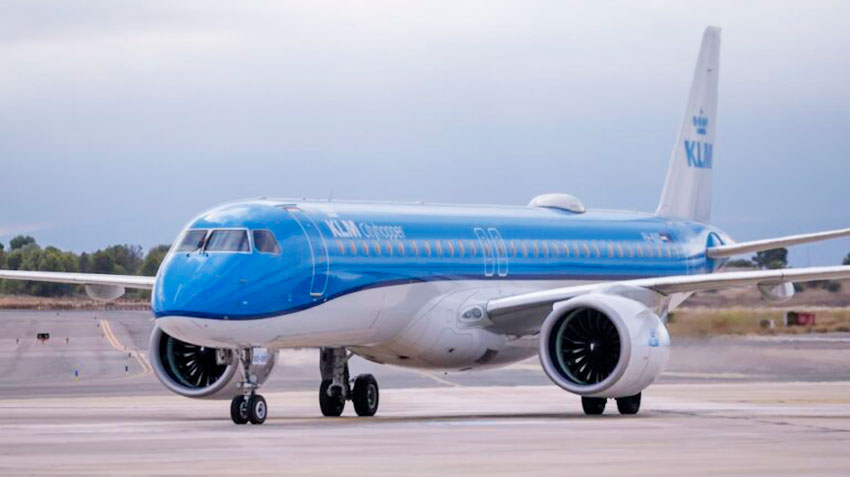 Нидерландская авиакомпания KLM совершила первый коммерческий полет с использованием «зеленого» электронного керосина e-SAF