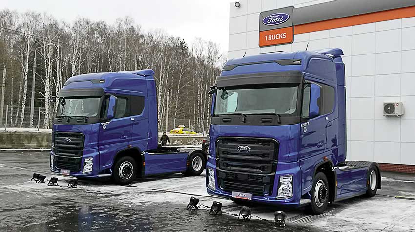 Европейский грузовик 2019 года Ford F-MAX доехал до России