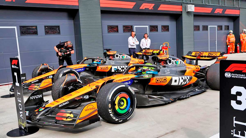 На 40-м Гран При Венгрии пилоты McLaren не оставили соперникам шансов