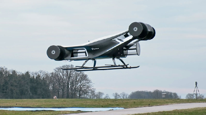 Австрийский стартап CycloTech провел первые испытания прототипа Blackbird с циклороторами