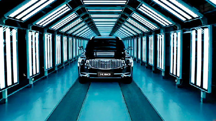 Возрождаемый бренд VOLGA разместил первый официальный релиз про флагманский кроссовер K50