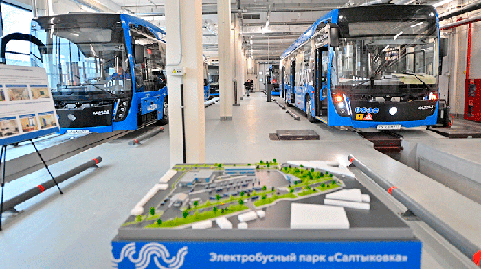 В Москве открылся третий новый электробусный парк – «Салтыковка»