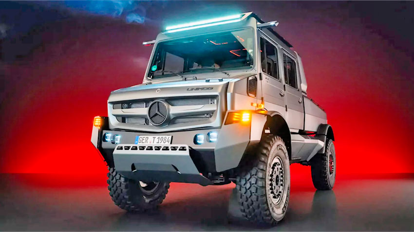 Mercedes-Benz к 80-летию грузовика-вездехода Unimog выпустила его в концептуальной люкс-версии