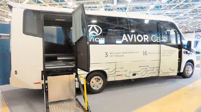 Белорусский AVIOR представил на CityBus'25 социальный автобус Care 