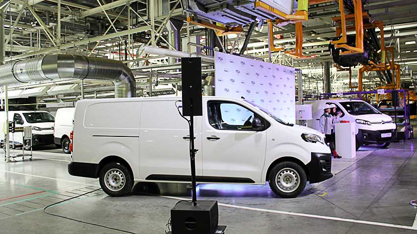 На «ПСМА Рус» дан старт производству фургонов Citroën Jumpy и Peugeot Expert