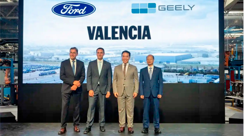 Geely и Ford преобразуют завод Форда в Валенсии в совместное предприятие