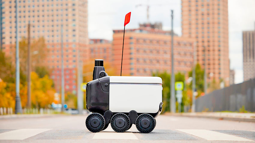 Яндекс выпустит на улицы российских городов 20 тысяч роботов-курьеров нового поколения