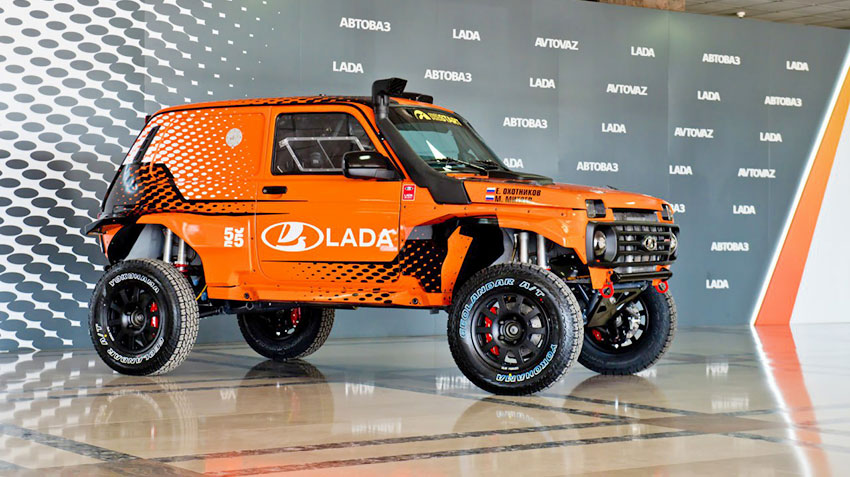 Команда LADA Sport показала гоночный внедорожник LADA NIVA Sport Turbo для «Шелкового пути»