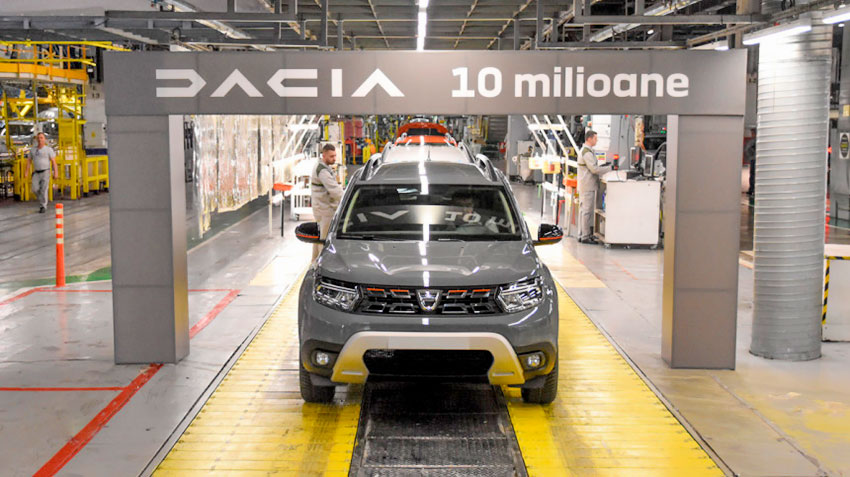 Dacia произвела 10-миллионный автомобиль
