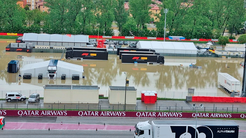 Гонка Формулы-1 в Имоле отменена из-за наводнения