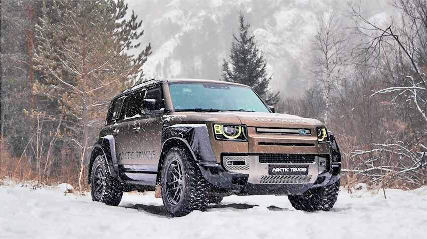 Российский филиал Arctic Trucks создал северную версию Land Rover Defender