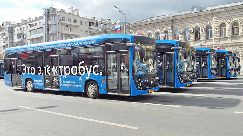  Парк электробусов в Москве будет расти нарастающими темпами