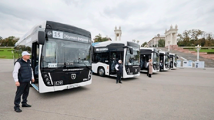 Волгоград получил крупную партию электробусов КАМАЗ-6282