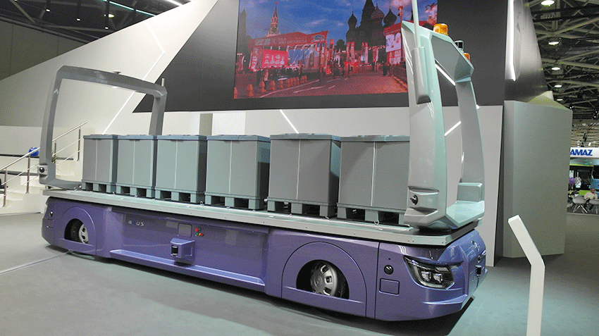 ГАЗ представил на COMTRANS'23 автономную транспортную платформу NEOS