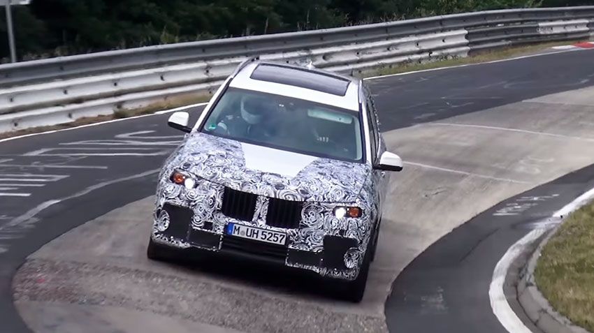 BMW X7 засветился на испытаниях