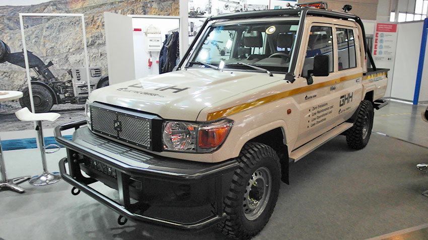 Конвертированный шахтный электромобиль Tembo e-LV – лучший помощник горняков