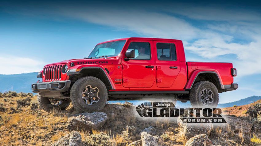 В сети засветились фото будущего пикапа Jeep Gladiator 2020