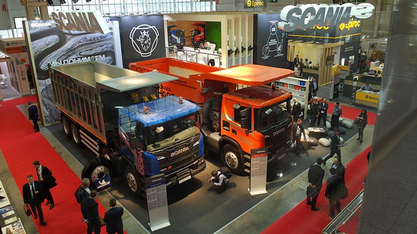 Scania показала на Mining World Russia 2019 новые самосвалы ODIN и HAGEN