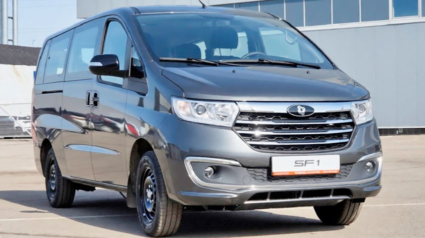 Cтартовали продажи 7-местных минивэнов Sollers SF1
