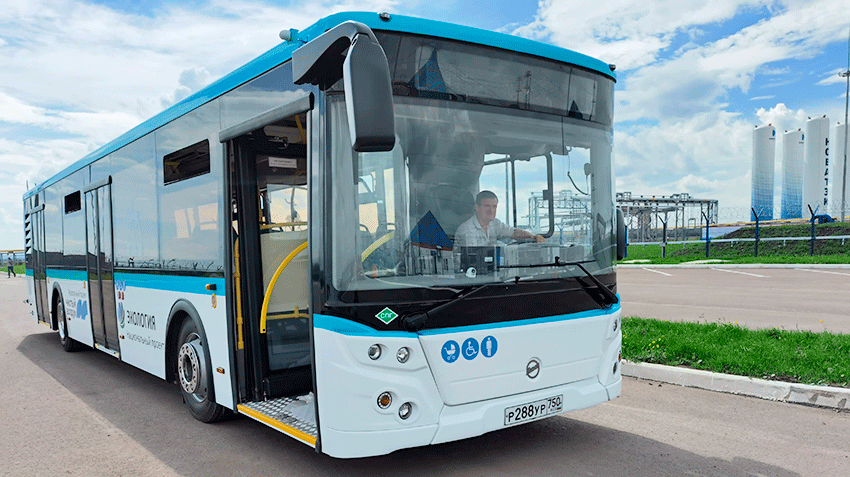 В Москве обкатают автобус ЛиАЗ-5292 LNG на сжиженном метане