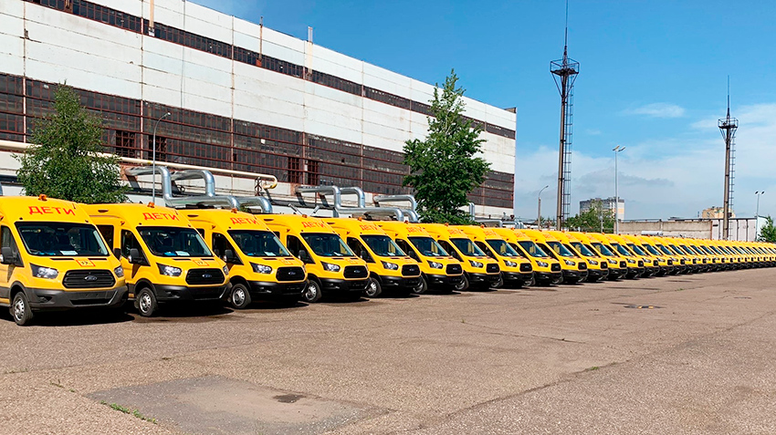 Форд СОЛЛЕРС поставит Татарстану 200 школьных автобусов