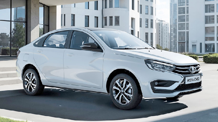 ВАЗ выпустил на рынок новое поколение двухтопливного седана LADA Vesta CNG 