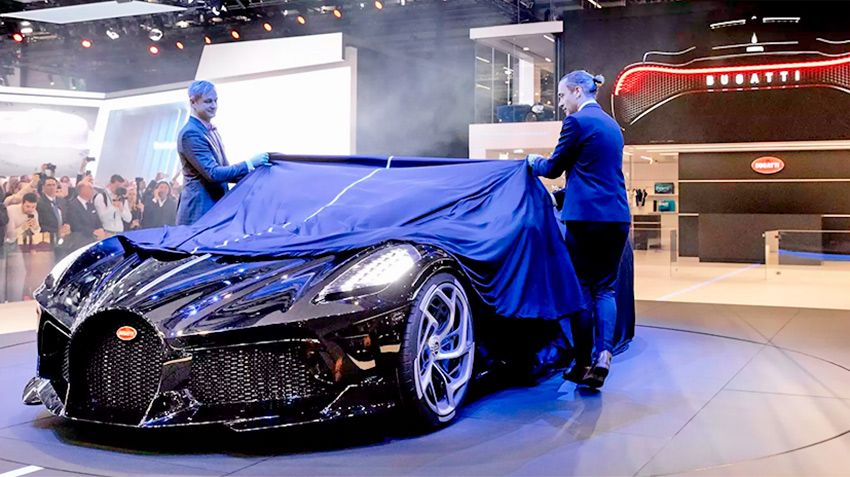 Bugatti презентовал на Женевском автосалоне самый дорогой гиперкар мира