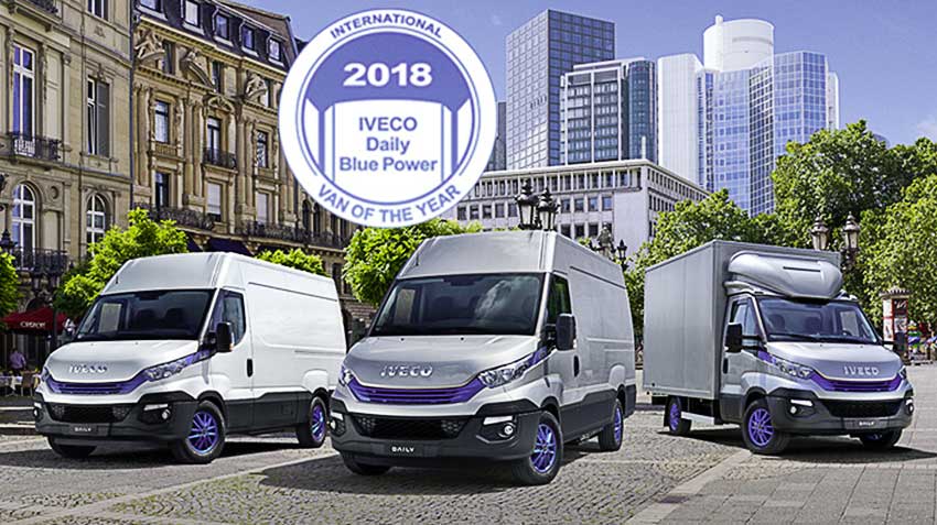 Экологичный IVECO Daily Blue Power завоевал очередной титул «Международный фургон года 2018»