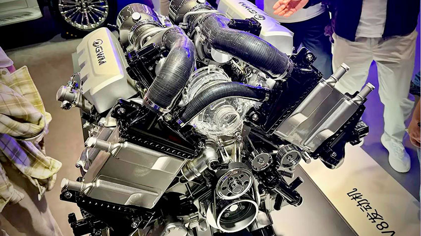 На Шанхайском автосалоне Great Wall Motor представил свой первый бензиновый V8 для внедорожника Tank