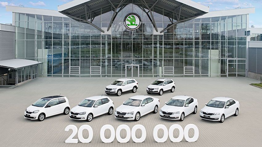 Škoda выпустила 20 миллионов автомобилей