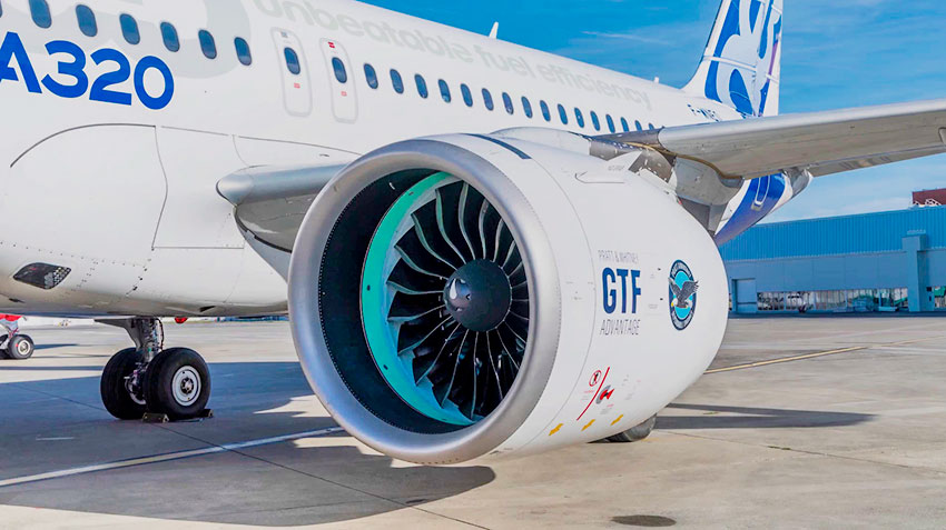 Для лайнера Airbus A320neo официально сертифицирован новый двигатель GTF Advantage, который полностью заменит нынешние авиамоторы к 2028 году