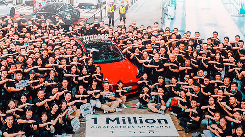 «Тесла» взяла 3-миллионную планку производства электромобилей, включая первый миллион в Шанхае 