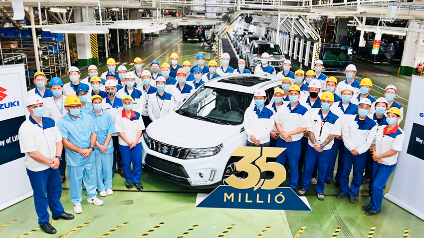 Венгерский завод Сузуки выпустил 3,5-миллионный автомобиль