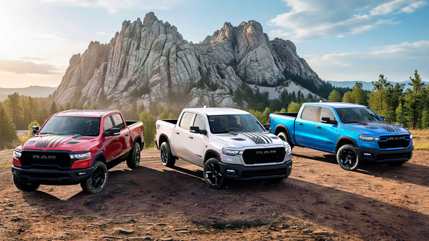 Stellantis выпустит к 250-летнему юбилею США три спецверсии пикапов Ram 1500