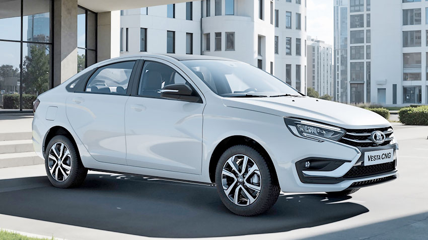 ВАЗ выпустил на рынок новое поколение двухтопливного седана LADA Vesta CNG