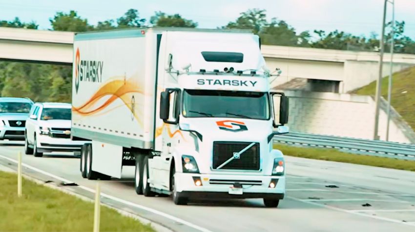 Американская компания-стартап поставила рекорд скорости для беспилотных грузовиков