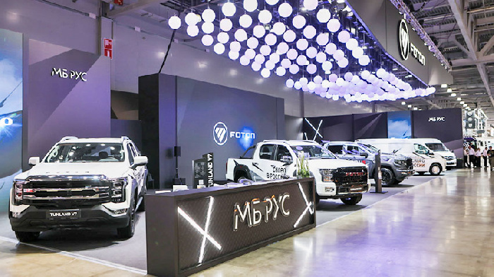 FOTON представил на COMvex'25 новые пикапы Tunland G9, V7 и V9 и компактный фургон View