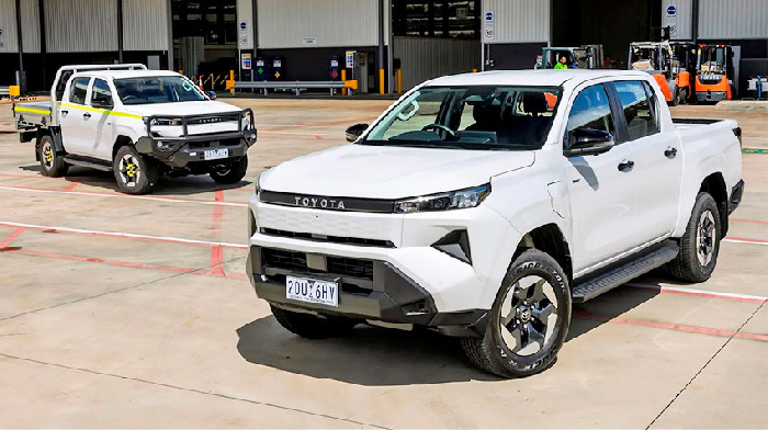 Toyota начала прием заказов в Австралии на первый полностью электрический пикап Hilux BEV