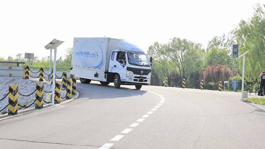 Беспилотный Foton Driverless Super Truck перевез коммерческий груз без водителя