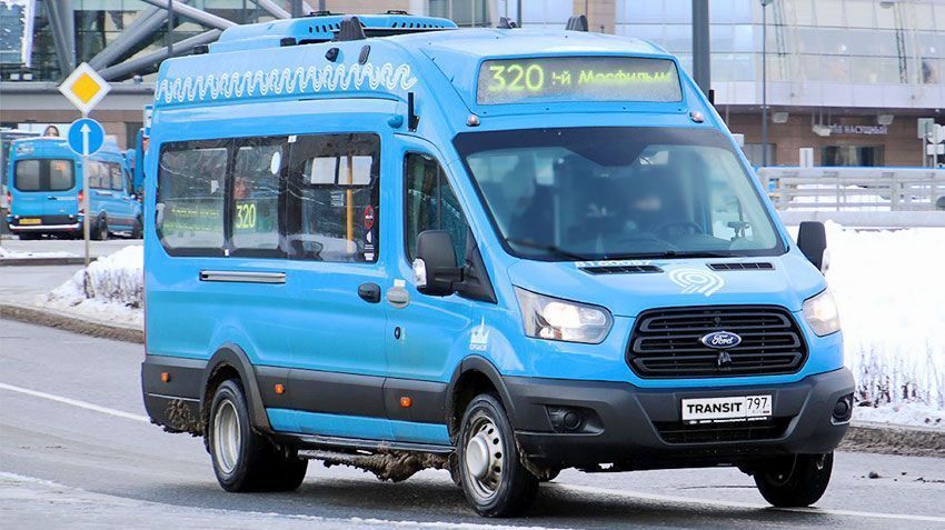 Москва закупила 160 малых автобусов Форд Транзит для регулярных маршрутов