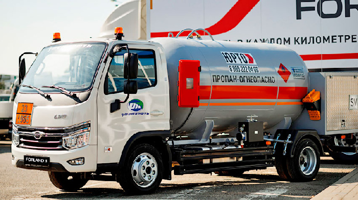 В России презентован новый малый газовоз на шасси Forland 3 В России презентован новый малый газовоз на шасси Forland 3