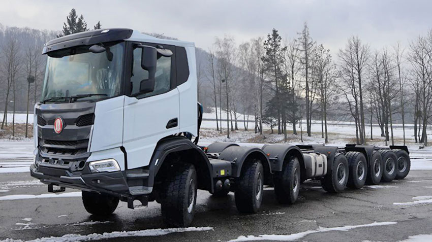 Tatra создала уникальное полноприводное шасси 16х16 для Австралии