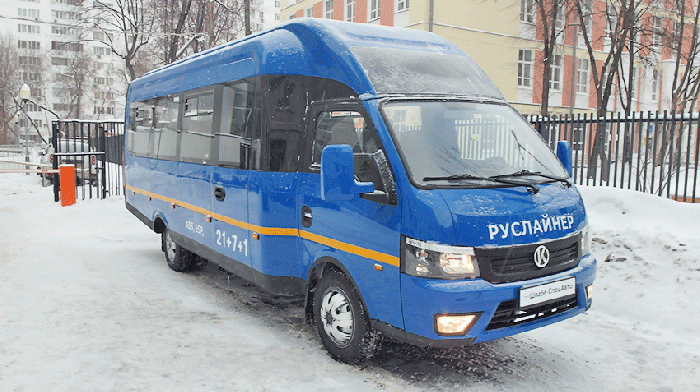 Представлен новый российский малый автобус «Руслайнер-728»