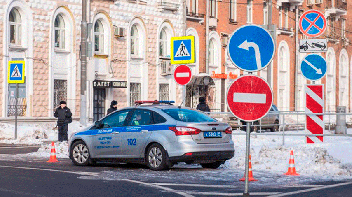 В центре Москвы 6-го и 7-го января ограничат движение транспорта